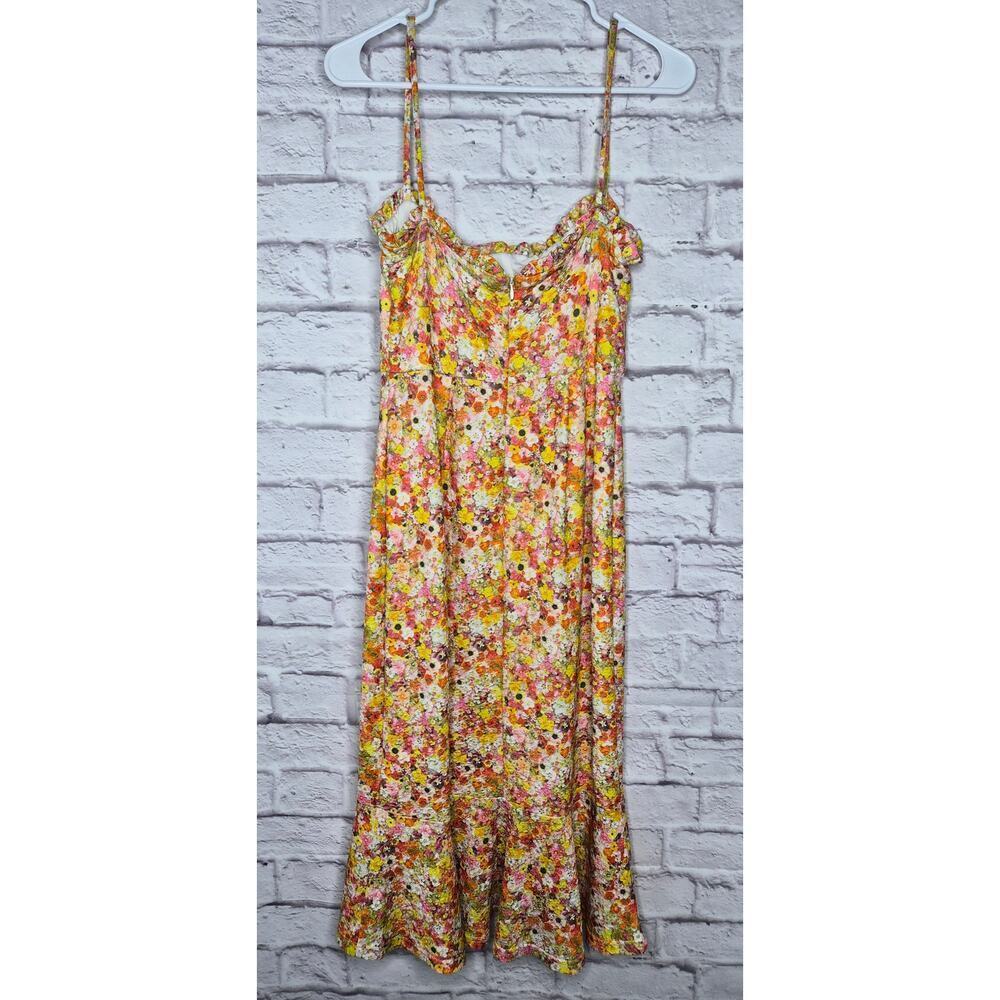 Hutch Anthropologie Jolie Floral Mermaid Midi Dress Homecoming Small S - Picture 3 of 9